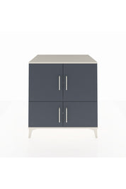 Kronos Şifonyer 3 Raflı 4 Kapaklı 88x59x96 Aytaşı-Antrasit