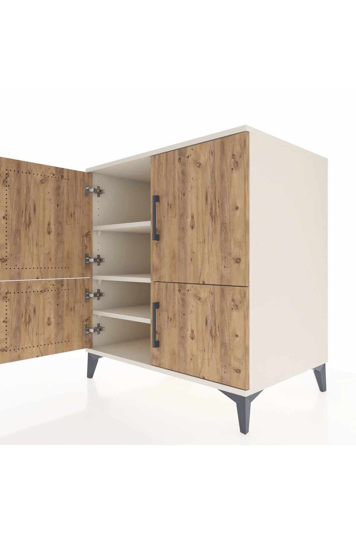 Kronos Şifonyer 3 Raflı 4 Kapaklı 88x59x96 Aytaşı-Çam