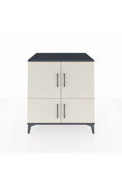 Kronos Şifonyer 3 Raflı 4 Kapaklı 88x59x96 Antrasit-Aytaşı