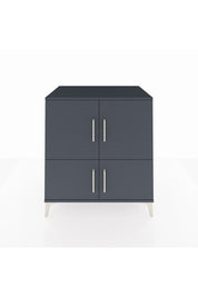 Kronos Şifonyer 3 Raflı 4 Kapaklı 88x59x96 Antrasit-Antrasit