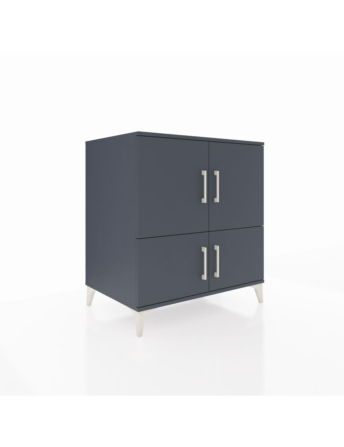 Kronos Şifonyer 3 Raflı 4 Kapaklı 88x59x96 Antrasit-Antrasit