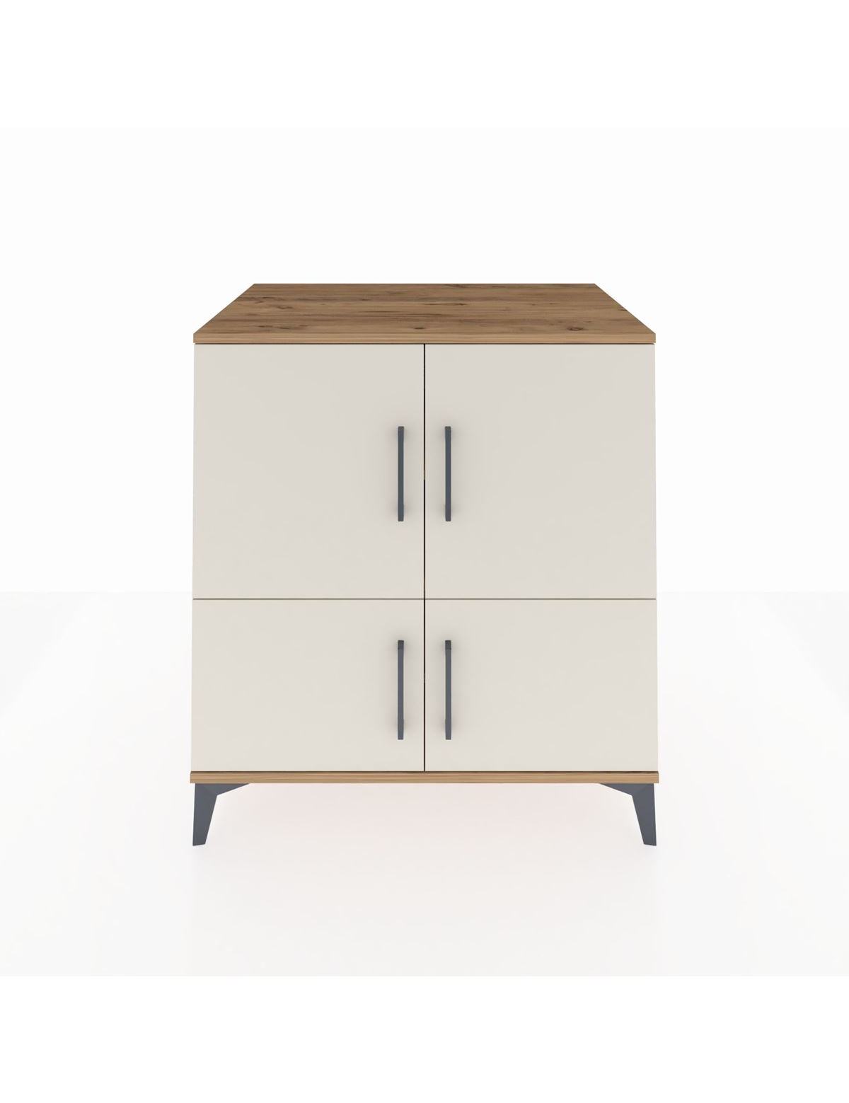 Kronos Şifonyer 3 Raflı 4 Kapaklı 88x59x96 Çam-Aytaşı