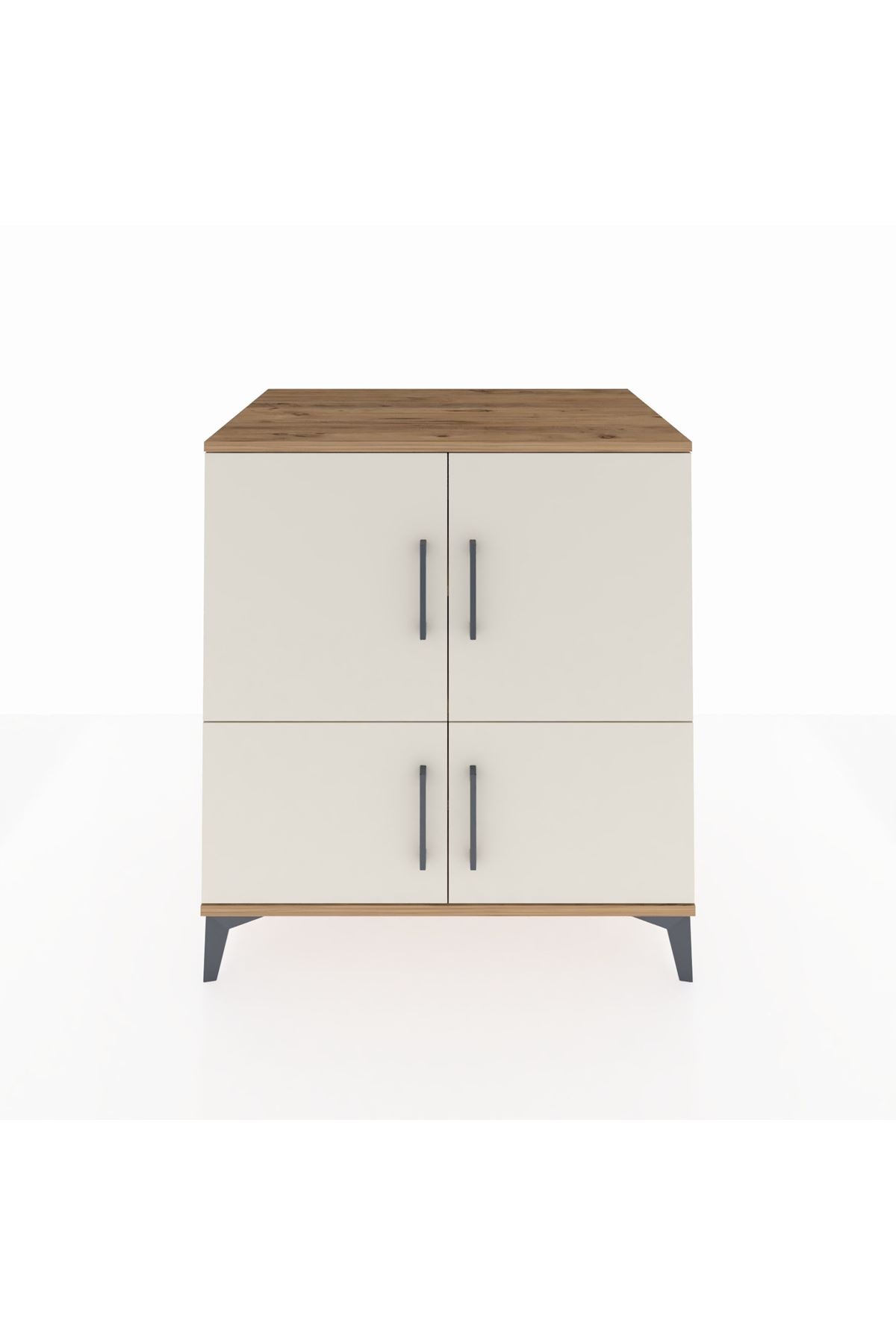 Kronos Şifonyer 3 Raflı 4 Kapaklı 88x59x96 Çam-Aytaşı