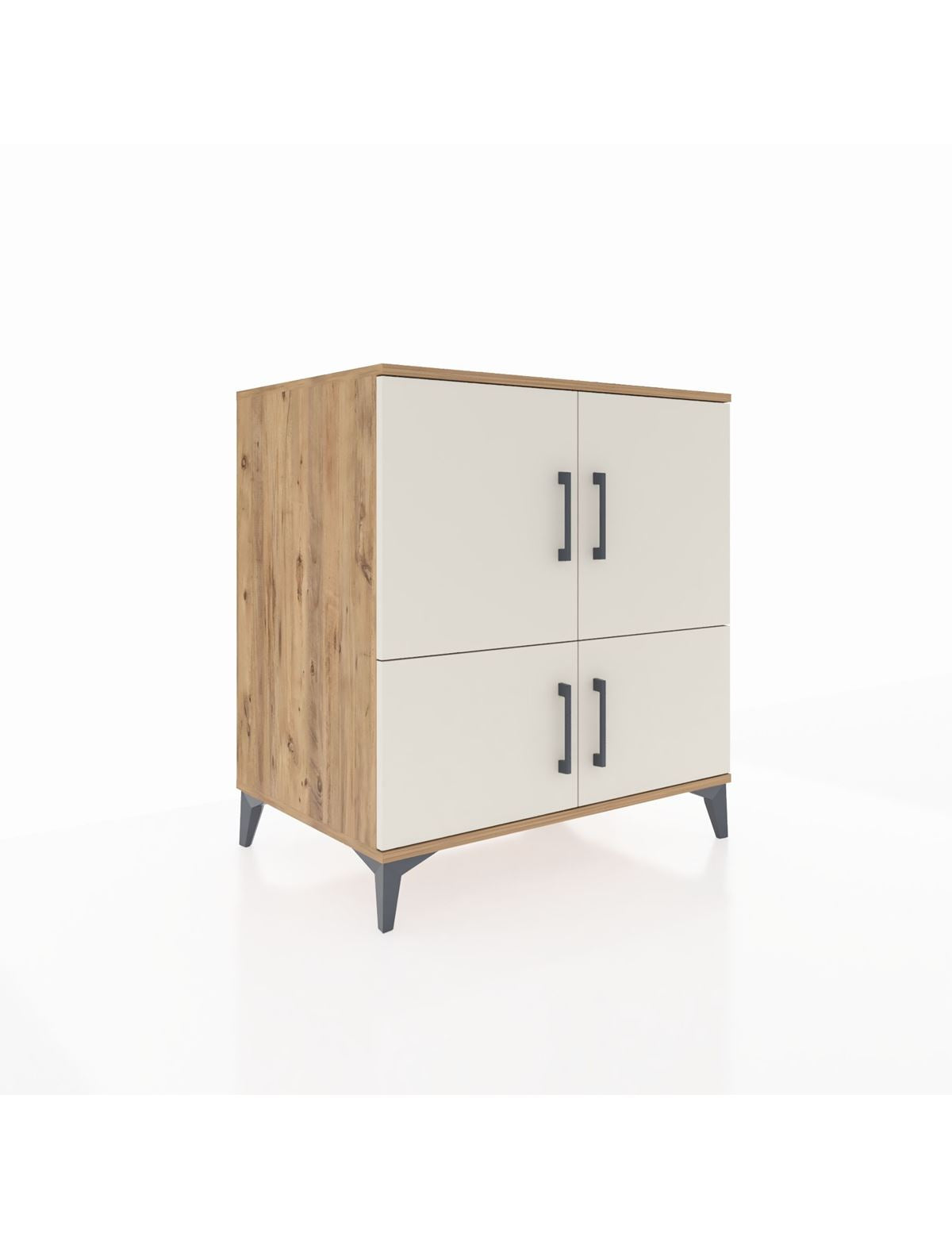 Kronos Şifonyer 3 Raflı 4 Kapaklı 88x59x96 Çam-Aytaşı