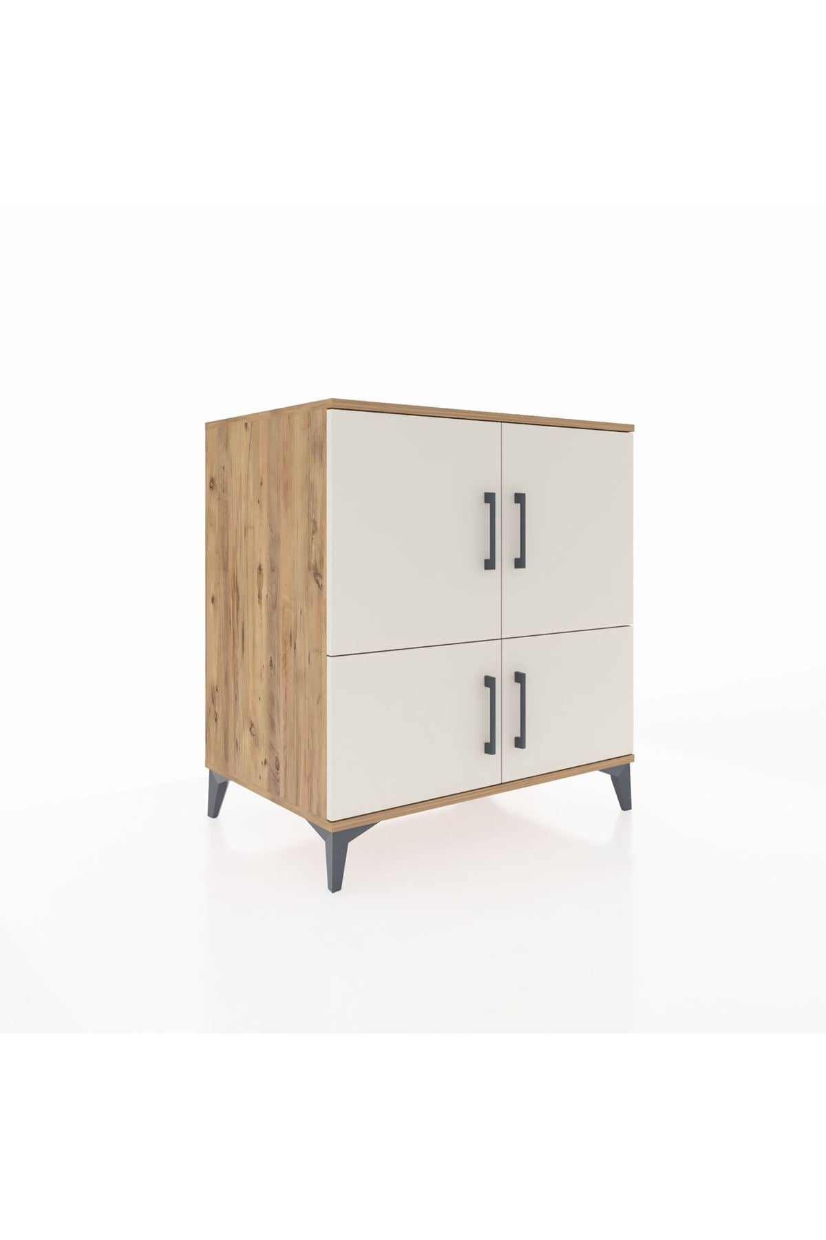 Kronos Şifonyer 3 Raflı 4 Kapaklı 88x59x96 Çam-Aytaşı