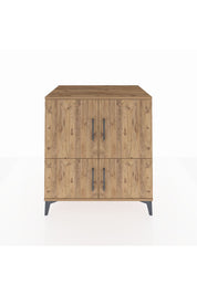 Kronos Şifonyer 3 Raflı 4 Kapaklı 88x59x96 Çam-Çam