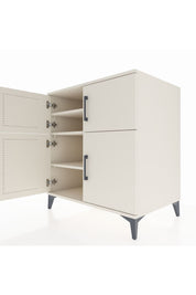 Kronos Şifonyer 3 Raflı 4 Kapaklı 88x59x96 Aytaşı-Aytaşı