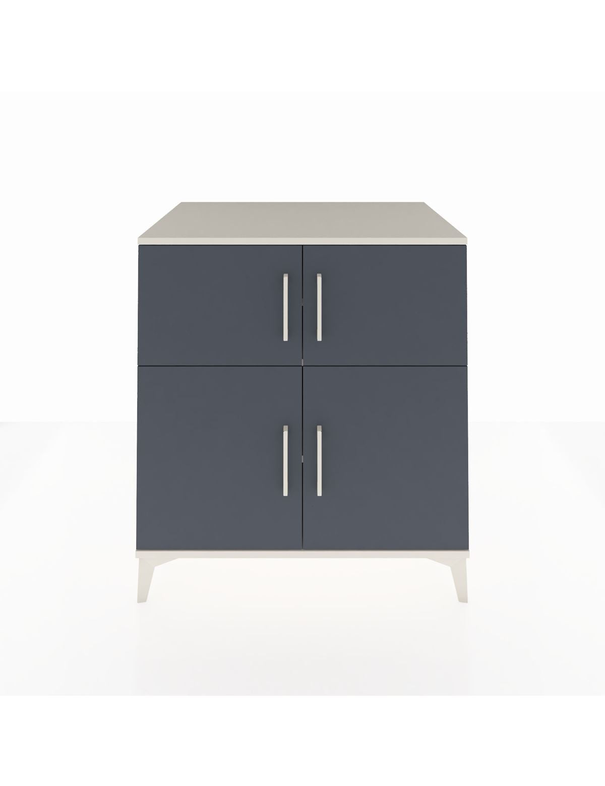 Kronos Şifonyer 3 Raflı 4 Kapaklı 88x59x96 Aytaşı-Antrasit