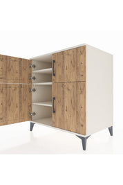 Kronos Şifonyer 3 Raflı 4 Kapaklı 88x59x96 Aytaşı-Çam