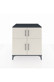 Kronos Şifonyer 3 Raflı 4 Kapaklı 88x59x96 Antrasit-Aytaşı