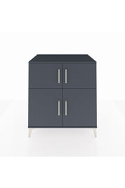 Kronos Şifonyer 3 Raflı 4 Kapaklı 88x59x96 Antrasit-Antrasit