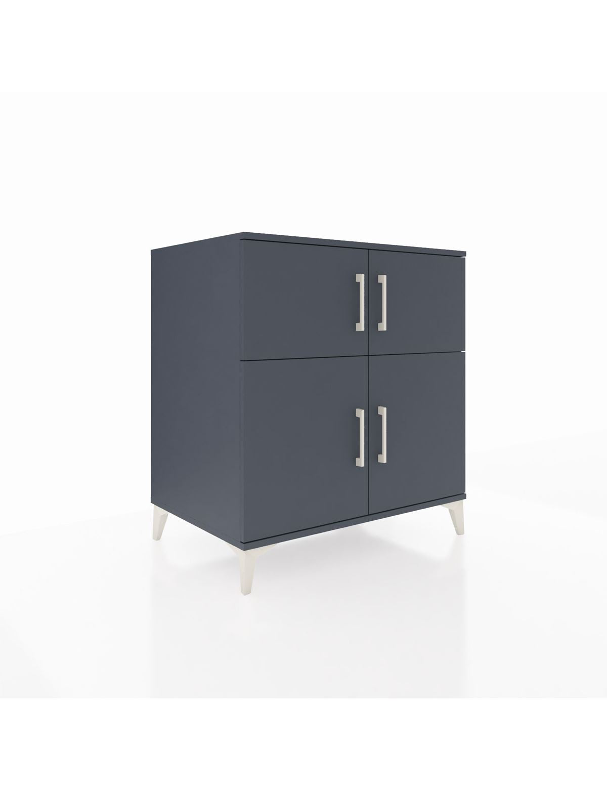 Kronos Şifonyer 3 Raflı 4 Kapaklı 88x59x96 Antrasit-Antrasit