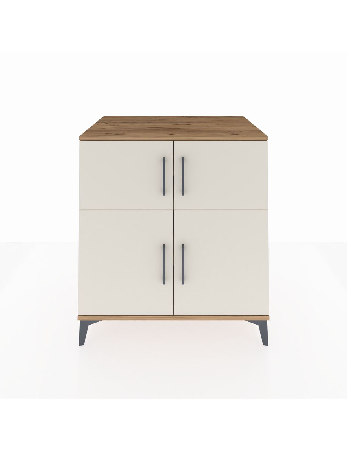 Kronos Şifonyer 3 Raflı 4 Kapaklı 88x59x96 Çam-Aytaşı