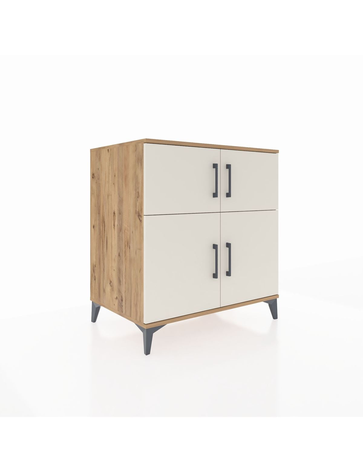 Kronos Şifonyer 3 Raflı 4 Kapaklı 88x59x96 Çam-Aytaşı