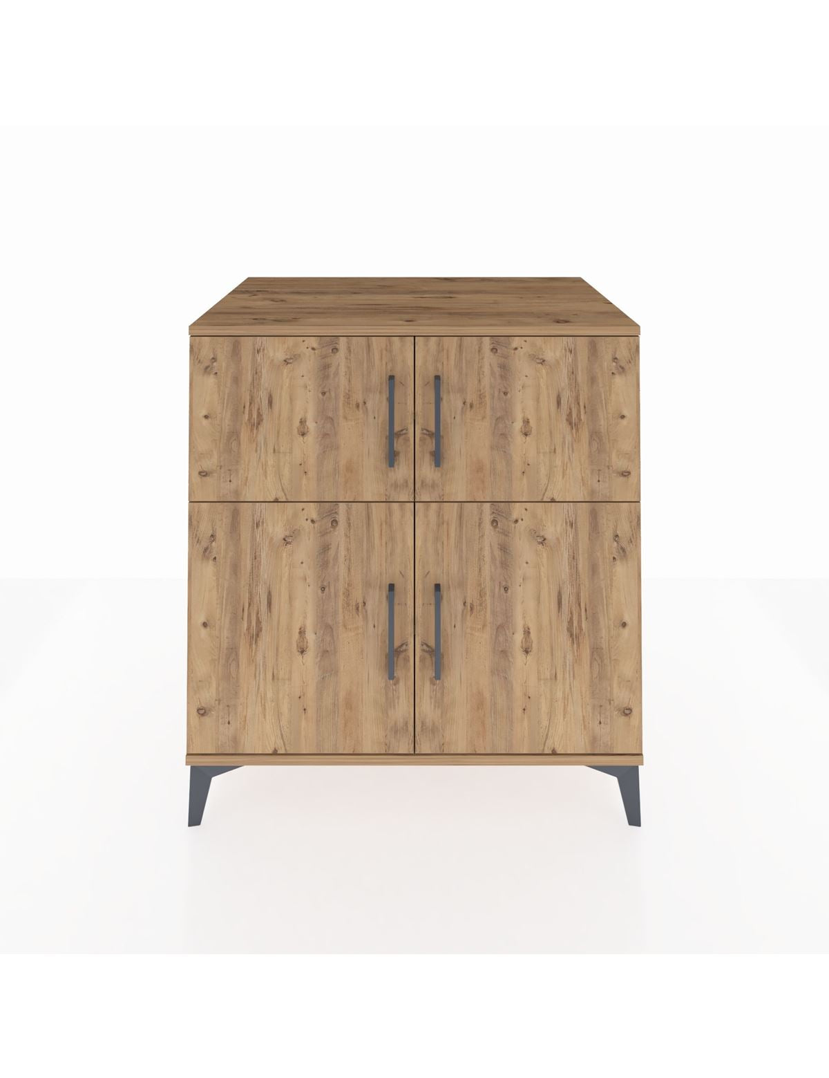 Kronos Şifonyer 3 Raflı 4 Kapaklı 88x59x96 Çam-Çam