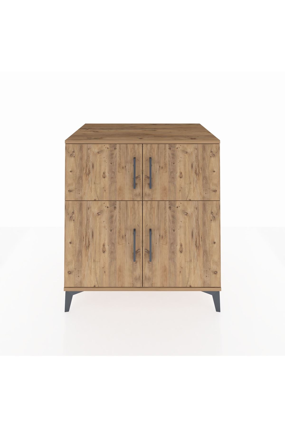 Kronos Şifonyer 3 Raflı 4 Kapaklı 88x59x96 Çam-Çam