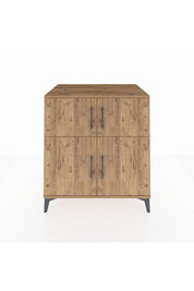 Kronos Şifonyer 3 Raflı 4 Kapaklı 88x59x96 Çam-Çam