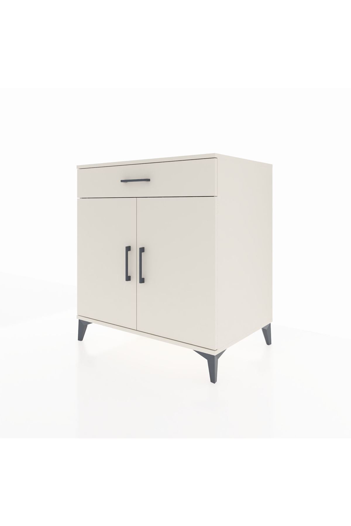 Kronos Şifonyer 2 Raflı Tek Çekmeceli 2 Kapaklı 88x59x96 Aytaşı-Aytaşı