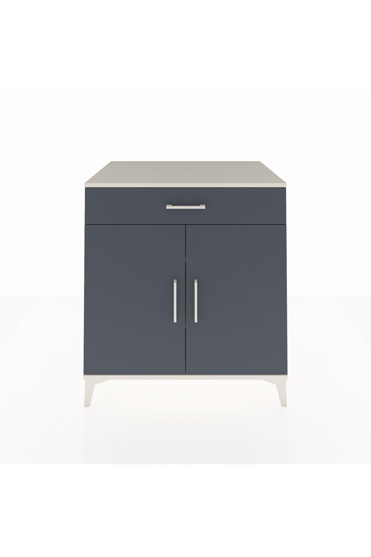 Kronos Şifonyer 2 Raflı Tek Çekmeceli 2 Kapaklı 88x59x96 - S70M066V2C