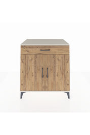 Kronos Şifonyer 2 Raflı Tek Çekmeceli 2 Kapaklı 88x59x96 Aytaşı-Çam