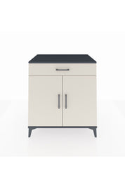 Kronos Şifonyer 2 Raflı Tek Çekmeceli 2 Kapaklı 88x59x96 Antrasit-Aytaşı