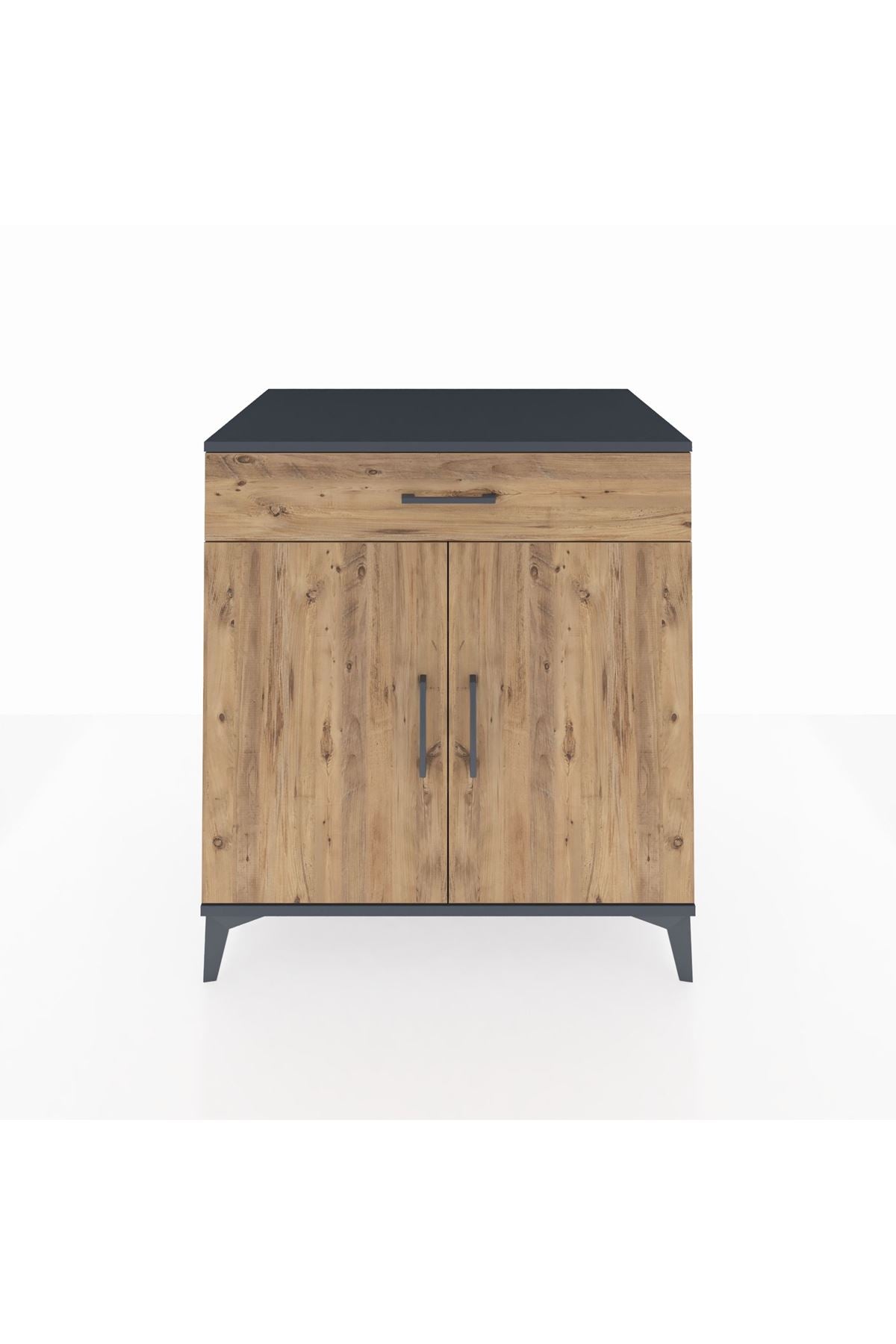 Kronos Şifonyer 2 Raflı Tek Çekmeceli 2 Kapaklı 88x59x96 - S70M066V6C