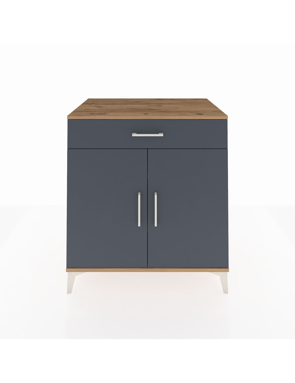 Kronos Şifonyer 2 Raflı Tek Çekmeceli 2 Kapaklı 88x59x96 - S70M066V8C