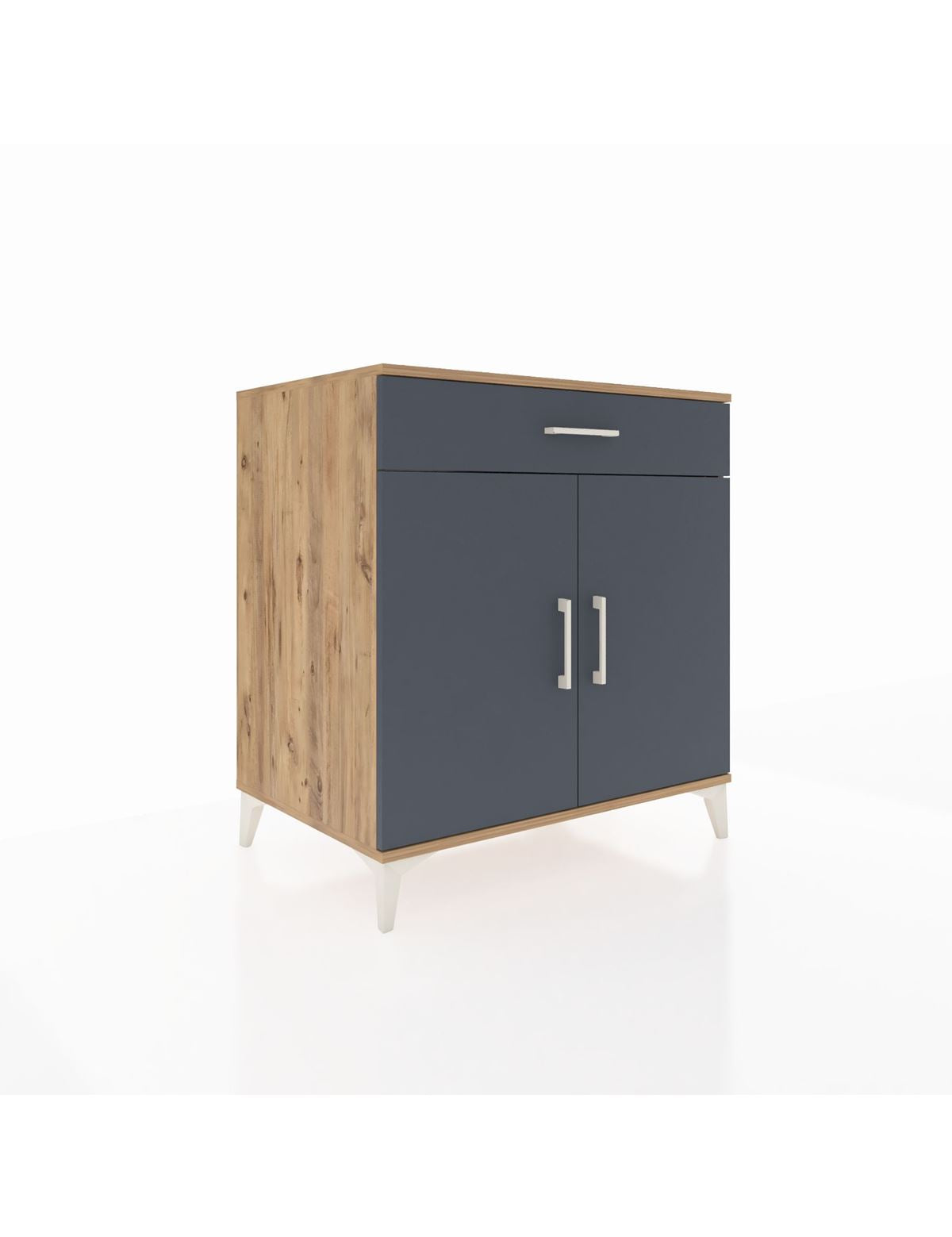 Kronos Şifonyer 2 Raflı Tek Çekmeceli 2 Kapaklı 88x59x96 - S70M066V8C