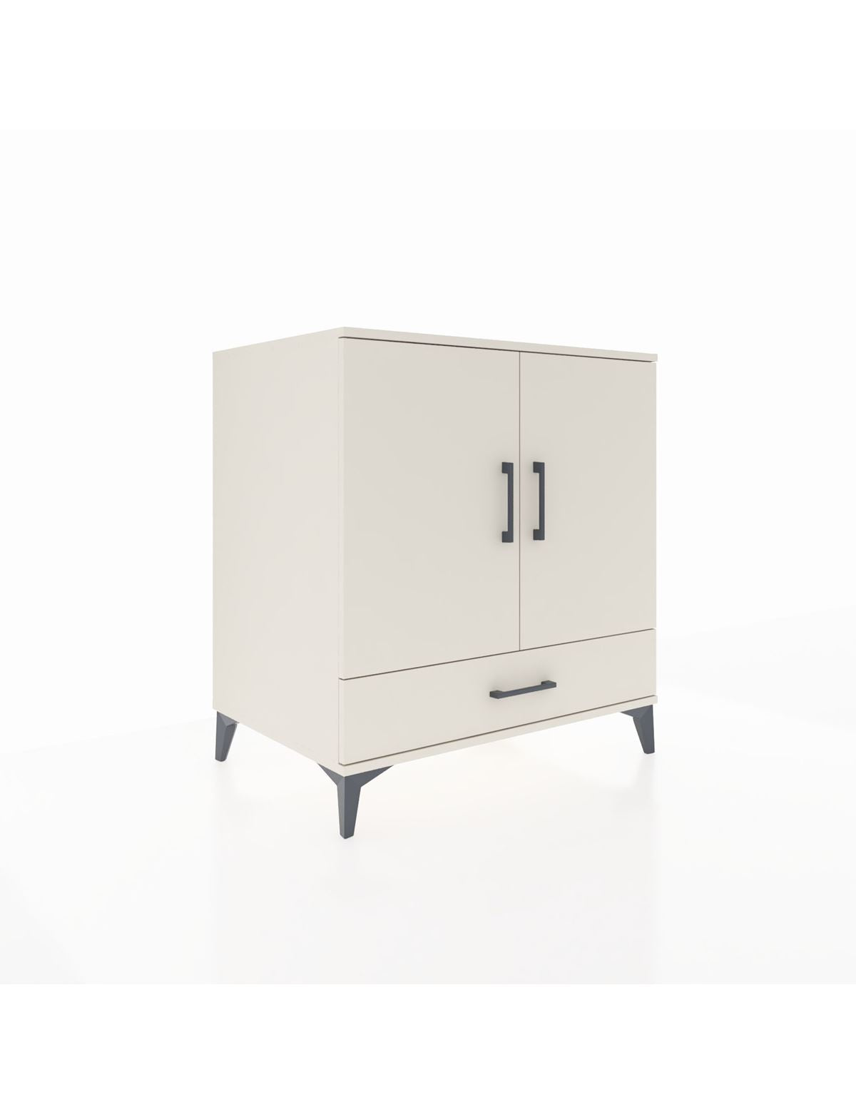 Kronos Şifonyer 3 Raflı Tek Çekmeceli 2 Kapaklı 88x59x96 Aytaşı-Aytaşı