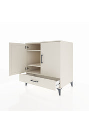 Kronos Şifonyer 3 Raflı Tek Çekmeceli 2 Kapaklı 88x59x96 Aytaşı-Aytaşı