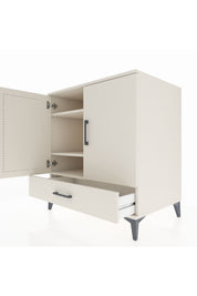 Kronos Şifonyer 3 Raflı Tek Çekmeceli 2 Kapaklı 88x59x96 Aytaşı-Aytaşı