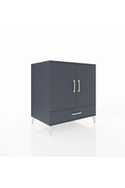 Kronos Şifonyer 3 Raflı Tek Çekmeceli 2 Kapaklı 88x59x96 Antrasit-Antrasit