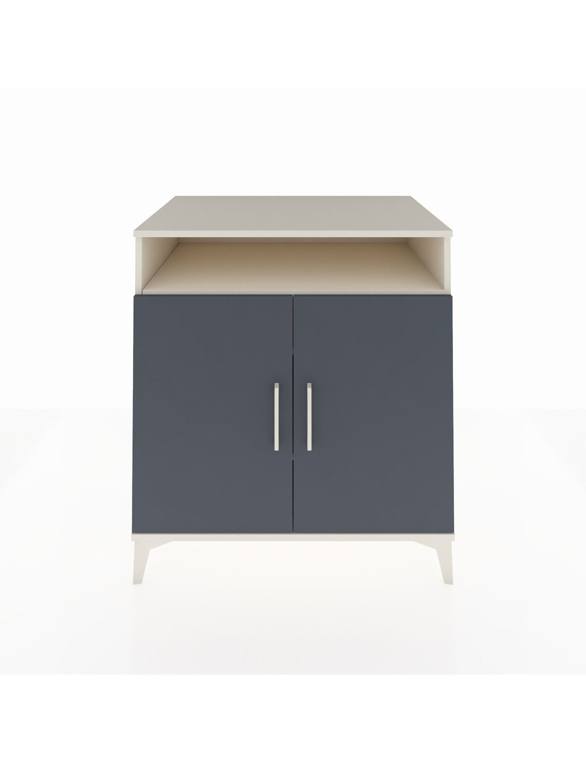 Kronos Şifonyer 3 Raflı 2 Kapaklı 88x59x96 Aytaşı-Antrasit