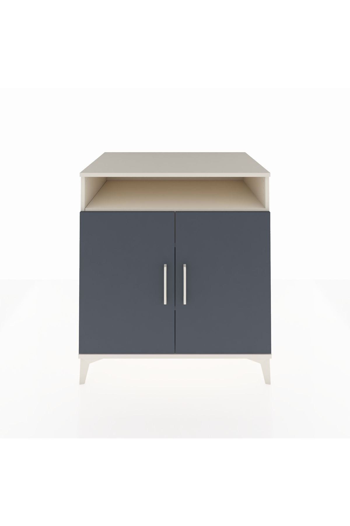 Kronos Şifonyer 3 Raflı 2 Kapaklı 88x59x96 Aytaşı-Antrasit