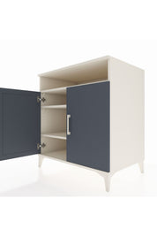 Kronos Şifonyer 3 Raflı 2 Kapaklı 88x59x96 Aytaşı-Antrasit