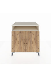 Kronos Şifonyer 3 Raflı 2 Kapaklı 88x59x96 Aytaşı-Çam