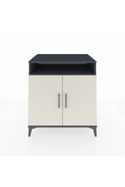 Kronos Şifonyer 3 Raflı 2 Kapaklı 88x59x96 Antrasit-Aytaşı