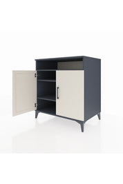 Kronos Şifonyer 3 Raflı 2 Kapaklı 88x59x96 Antrasit-Aytaşı