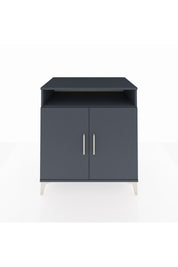 Kronos Şifonyer 3 Raflı 2 Kapaklı 88x59x96 Antrasit-Antrasit