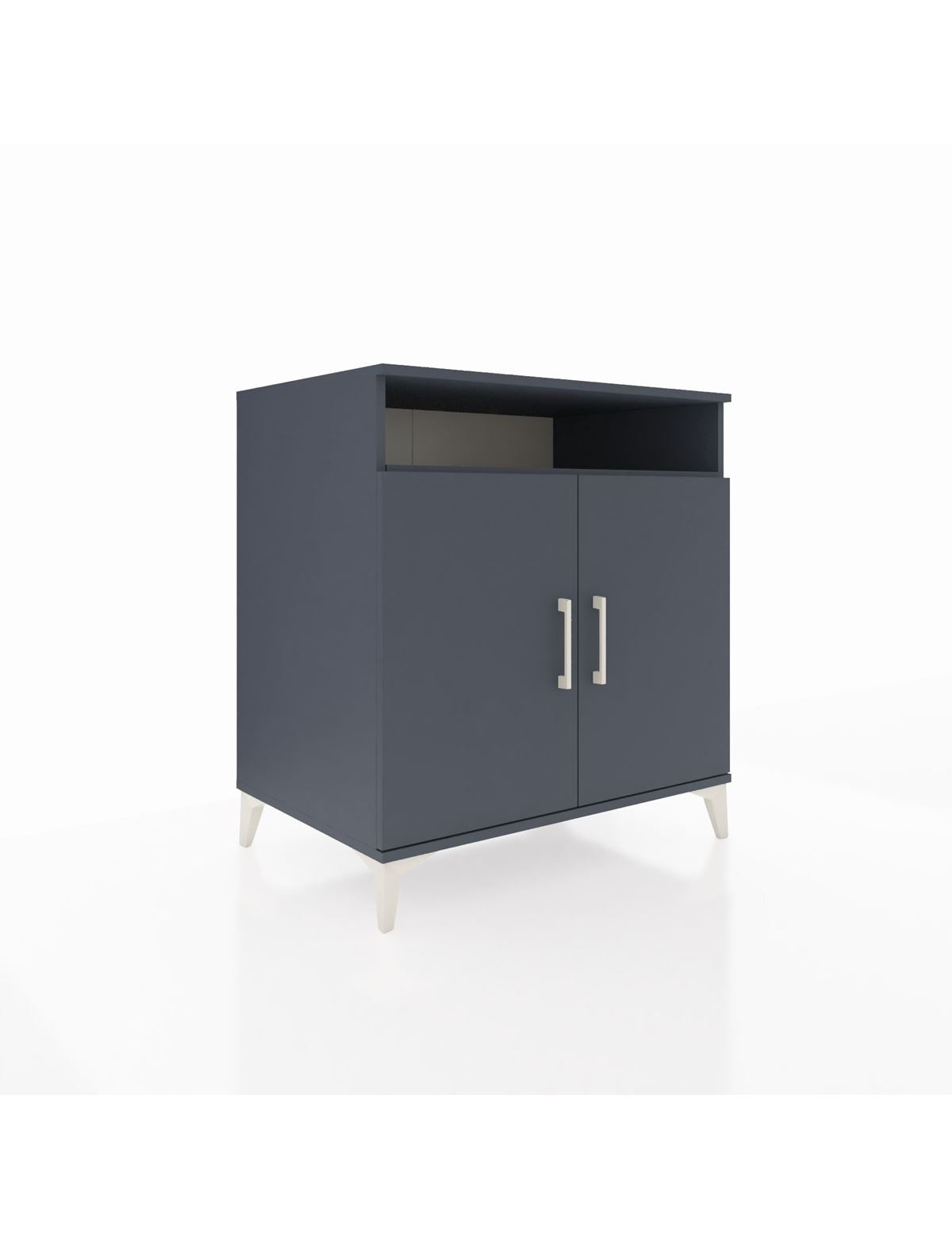 Kronos Şifonyer 3 Raflı 2 Kapaklı 88x59x96 Antrasit-Antrasit