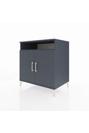 Kronos Şifonyer 3 Raflı 2 Kapaklı 88x59x96 Antrasit-Antrasit