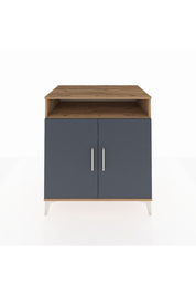 Kronos Şifonyer 3 Raflı 2 Kapaklı 88x59x96 Çam-Antrasit