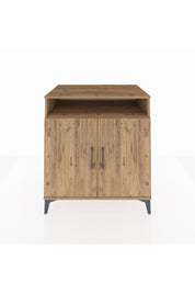 Kronos Şifonyer 3 Raflı 2 Kapaklı 88x59x96 Çam-Çam