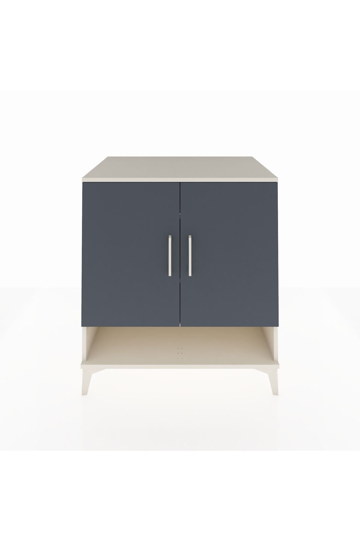 Kronos Şifonyer 3 Raflı 2 Kapaklı 88x59x96 Aytaşı-Antrasit