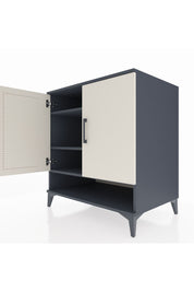 Kronos Şifonyer 3 Raflı 2 Kapaklı 88x59x96 Antrasit-Aytaşı