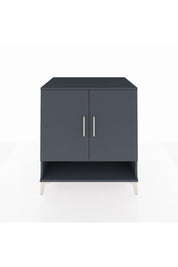 Kronos Şifonyer 3 Raflı 2 Kapaklı 88x59x96 Antrasit-Antrasit