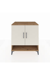 Kronos Şifonyer 3 Raflı 2 Kapaklı 88x59x96