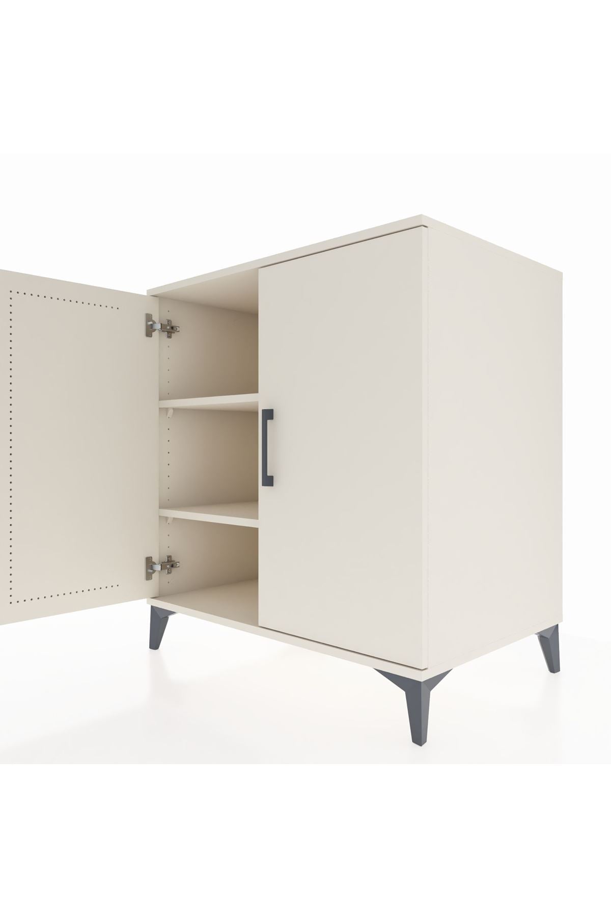 Kronos Şifonyer 2 Raflı 2 Kapaklı 88x59x96 Aytaşı-Aytaşı