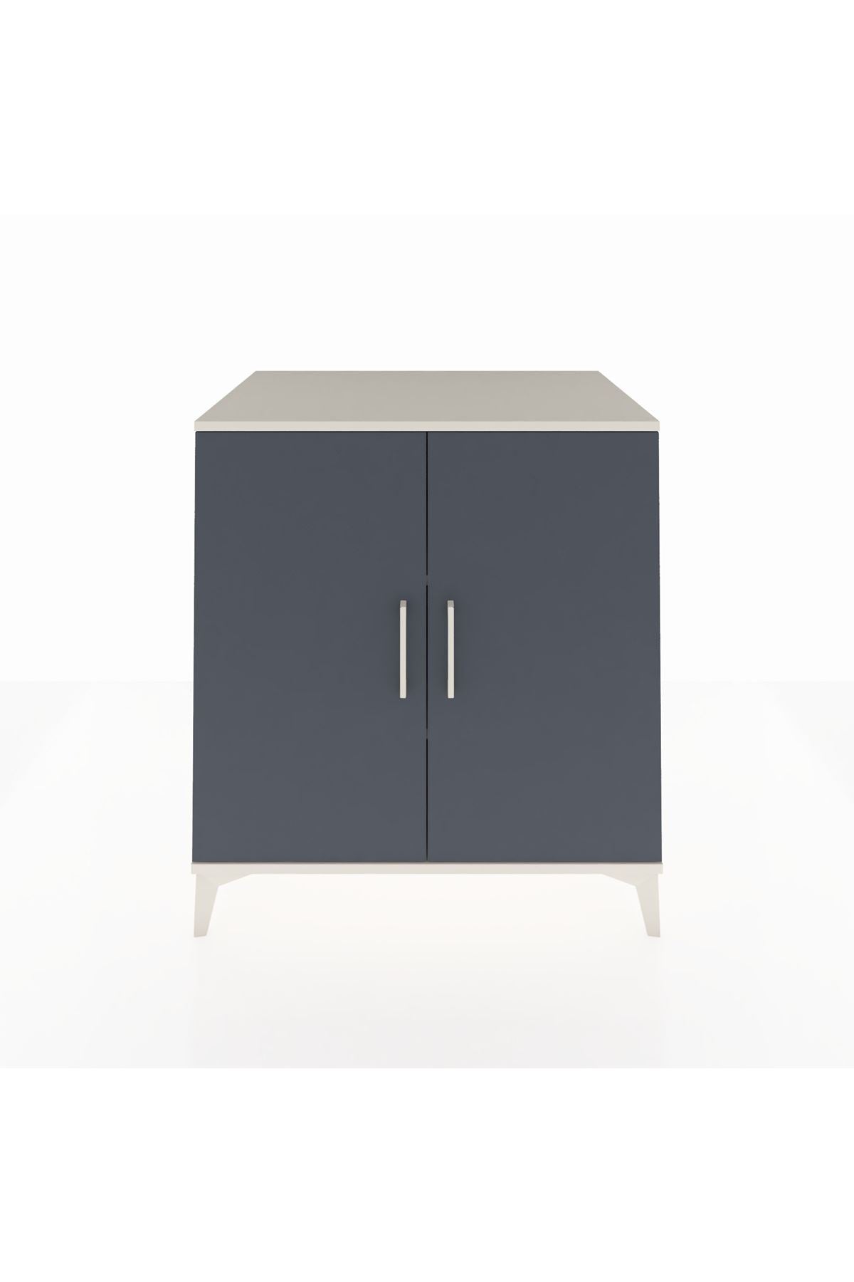 Kronos Şifonyer 2 Raflı 2 Kapaklı 88x59x96 Aytaşı-Antrasit