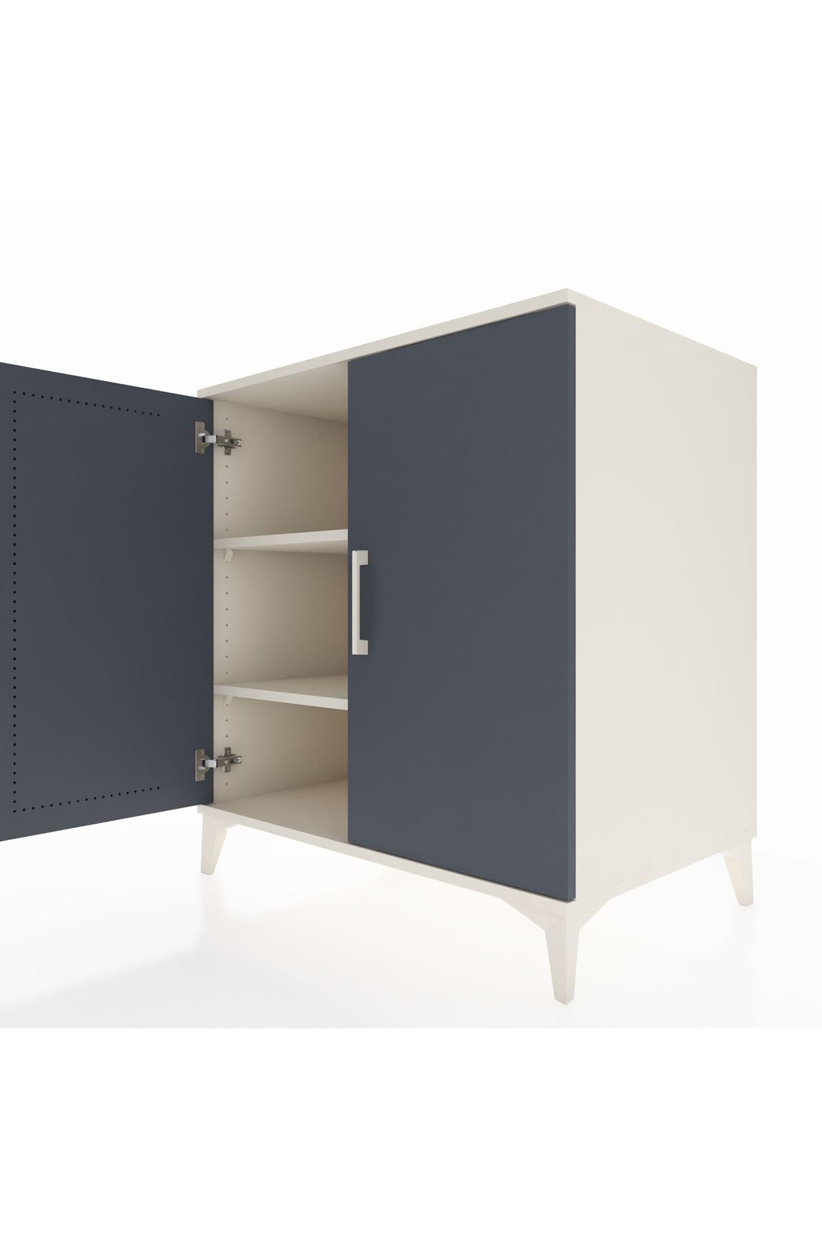 Kronos Şifonyer 2 Raflı 2 Kapaklı 88x59x96 Aytaşı-Antrasit